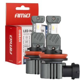 Amio H8 / H9 / H11 / H16 LED Headlight Hybrid Series 6000K Canbus Duobox