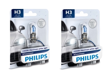 Philips H3 WhiteVision 12336WHVB1 (2Stk.)