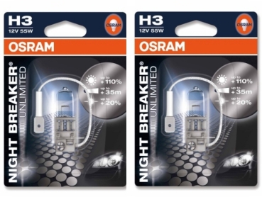 Osram H3 Night Breaker Unlimited 64151NBU (2Stk.)