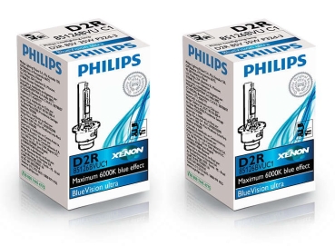 Philips D2R Xenon BlueVision ultra 85126BVUC1 (2Stk.)