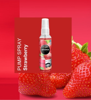 Aroma Auto Lufterfrischer Duftspray 75ml Strawberry