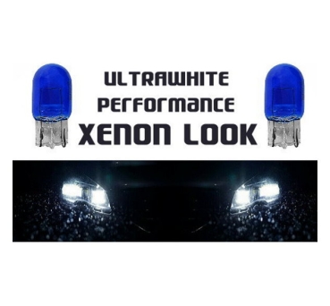 HOALTE W21W T20 6200K Ultra White Xenon Look Duo