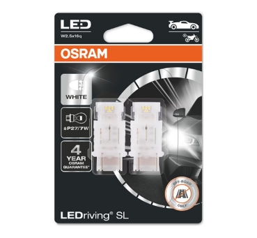 Osram LEDriving SL P27/7W T25 Retrofit 6000K White Duoblister