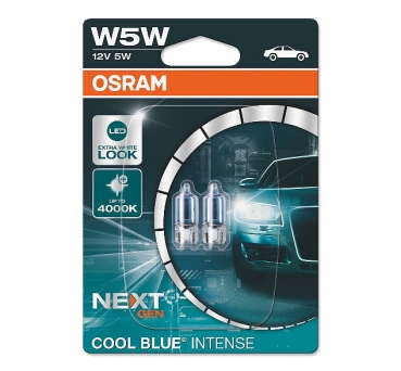 Osram W5W T10 Cool Blue Intense 4000K Next Generation Duoblister