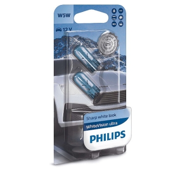 Philips W5W WhiteVision Ultra Standlicht & Innenraum Duo