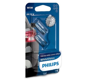 Philips W5W WhiteVision Standlicht & Innenraum Duo