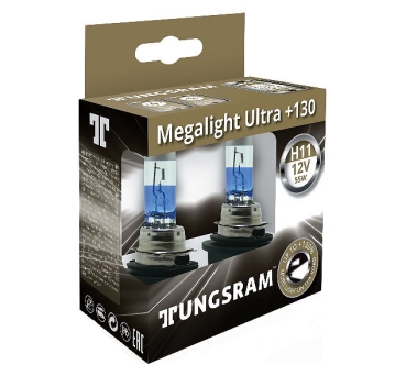 Tungsram H11 Megalight Ultra +130 12V Duobox