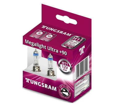 Tungsram H11 Megalight Ultra +90 12V Duobox