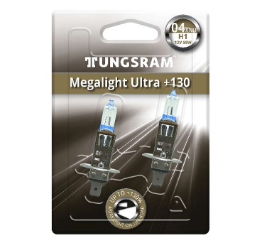 Tungsram H1 Megalight Ultra +130 12V Duoblister