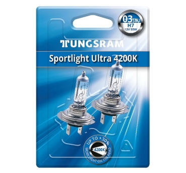 Tungsram H7 Sportlight Ultra 4200K +30 12V Duoblister
