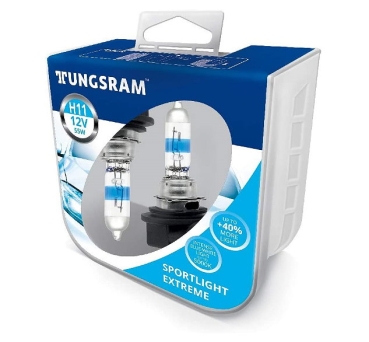 Tungsram H11 Sportlight Extreme 5000K +40% mehr Licht Hardcover Twinbox