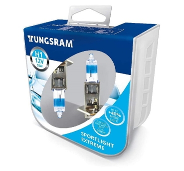 Tungsram H1 Sportlight Extreme 5000K +40% mehr Licht Hardcover Twinbox