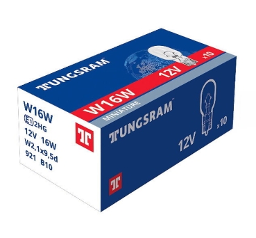 Tungsram W16W T15 Standard W2,1x9,5d (10Stk.)