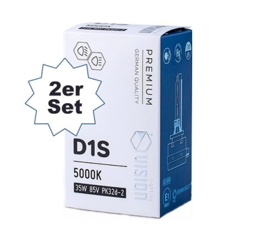 VISION D1S Xenon Premium 5000K German Quality (2Stk.)