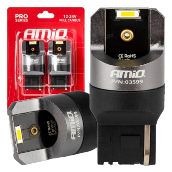 AMiO W21W T20 LED Full Canbus Pro Series White Duoblister