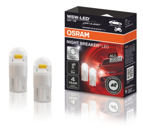 Osram W5W T10 LED Night Breaker GEN2 Straßenzulassung für alle Fahrzeuge
