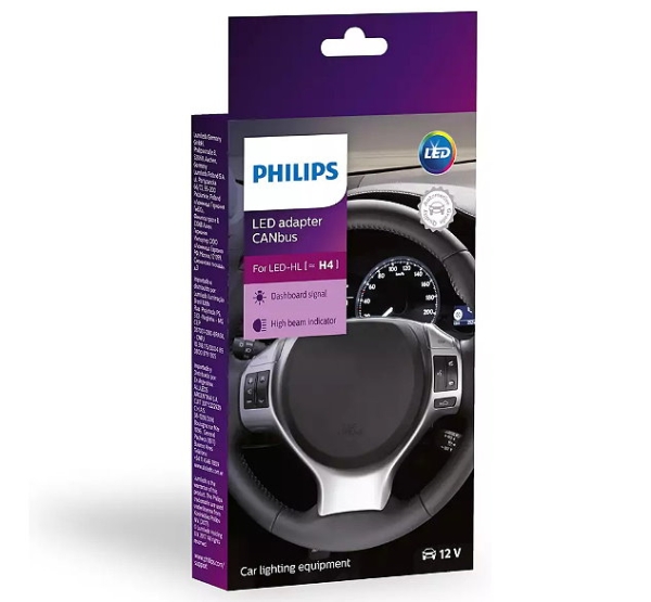 Philips H4 HL LED Canbus Adapter